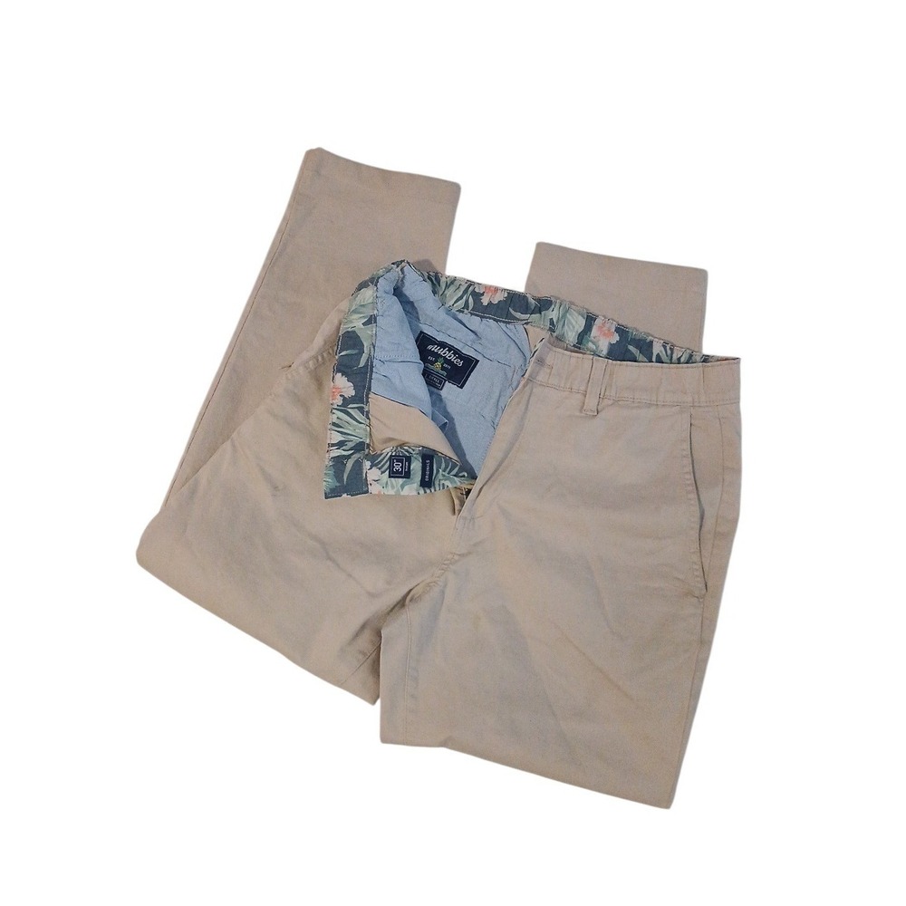 Chubbies Original The Khakinators Mens Small Tan Stretch Twill Preppy Chinos
